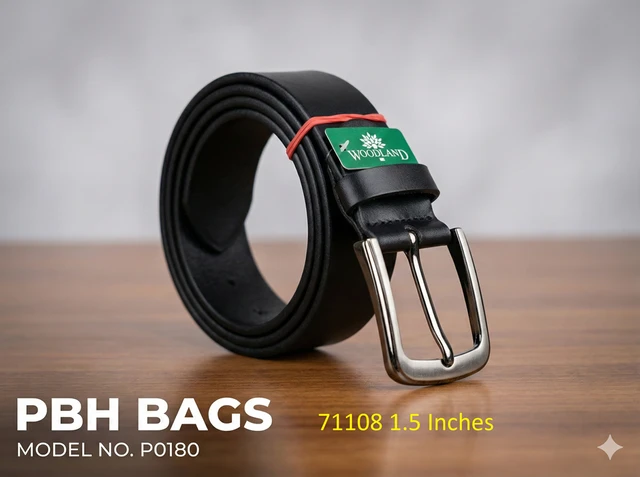 PBH P0180 PBH Bags | Woodland Series Men's Leather Belt