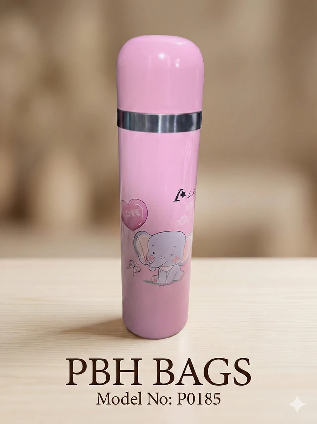 PBH BAGS | Insulated Kids' Water Bottle (Model P0185) - Clam Shell