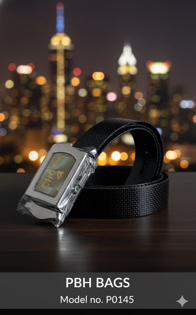 PBH BAGS | Tech-Textured Auto-Lock 1 Inches Width Belt (Model No. P0145) - Marshland
