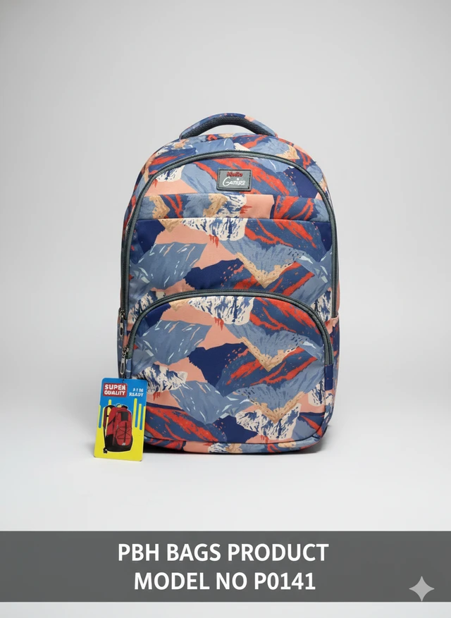 PBH P0141 Print Soft 18*14*9 Backpack