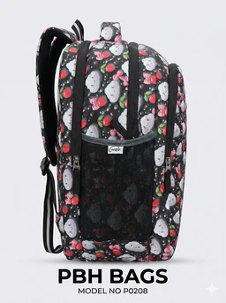PBH Pbh P0208 18*14*8 The Whimsical Wonder Backpack - Black Forest, 18*14*8