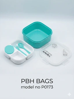 HUNGRY PBH P0173 "Hungry" Bento Lunch Box - Jelly Bean