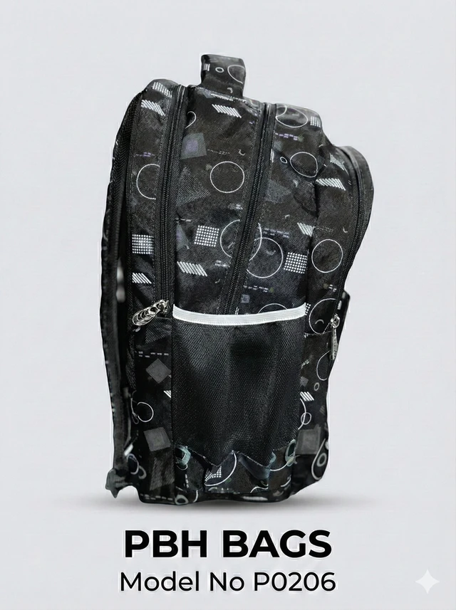 LIVO PBH P0206 18*14*8 The Geometric Trendsetter Backpack - Creole, 18*14*8