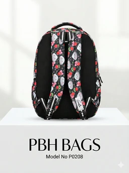 PBH Pbh P0208 18*14*8 The Whimsical Wonder Backpack - Black Forest, 18*14*8