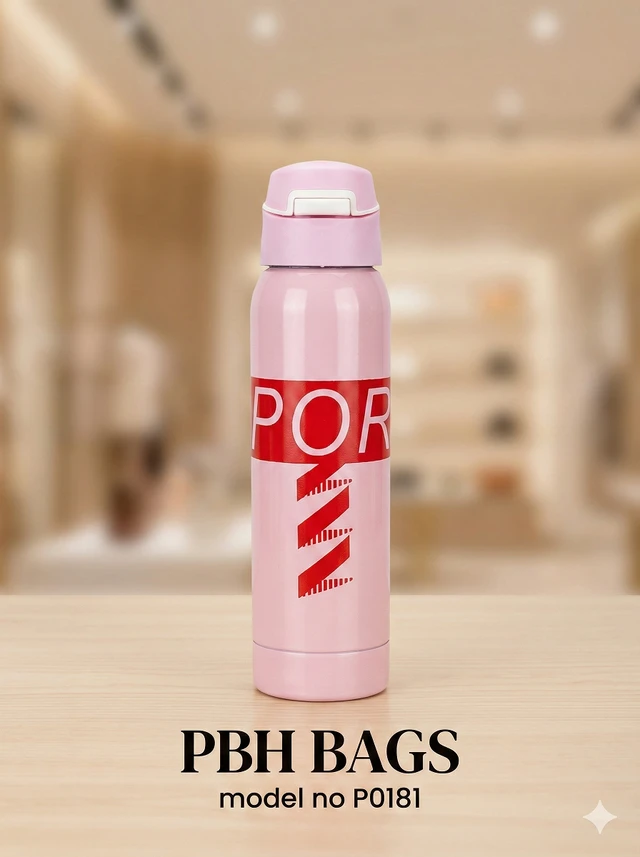 PBH BAGS Model P0181 Sports Edition Steel Water Bottle
