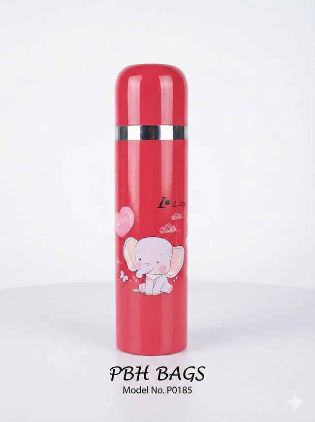 PBH BAGS | Insulated Kids' Water Bottle (Model P0185) - Alizarin Crimson