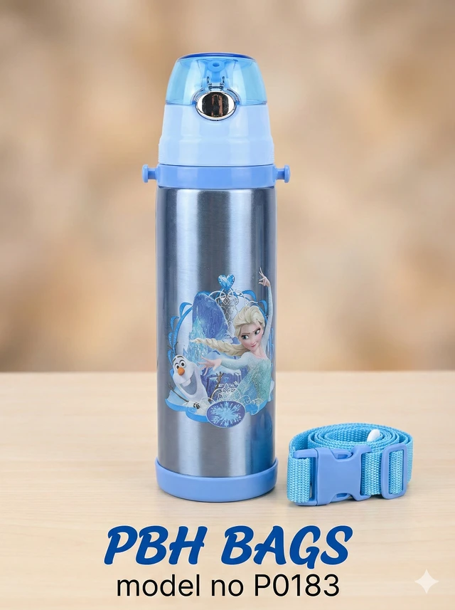 PBH BAGS | Spider-Man Edition Kids' Water Bottle (Model P0183) - Blue Chill