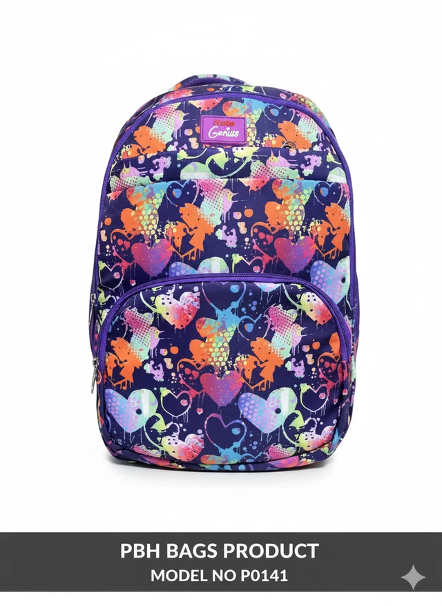 PBH P0141 Print Soft 18*14*9 Backpack - Loulou, 18*14*9