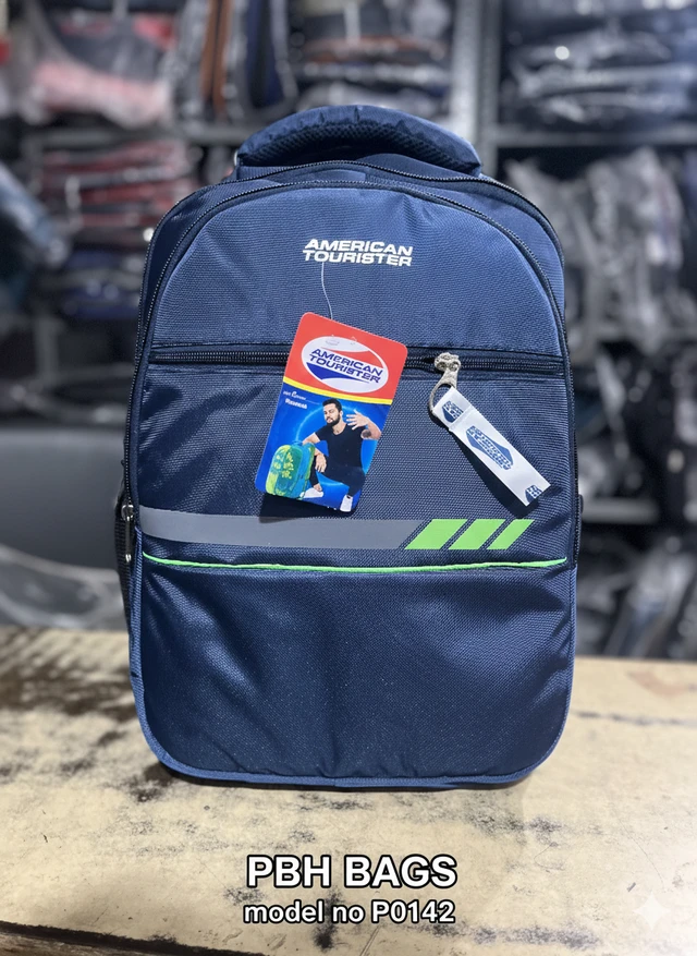 American Tourister PBH P0142 American Tourister 18*14*8 Soft Laptop And Inner Pockets Backpacks - Deep Cove, 18*14*8