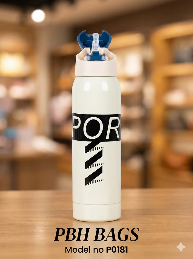 PBH BAGS Model P0181 Sports Edition Steel Water Bottle - Timberwolf