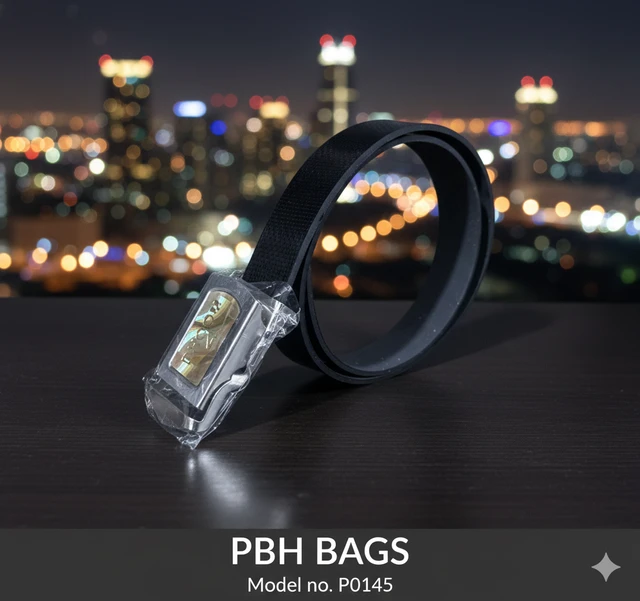 PBH BAGS | Tech-Textured Auto-Lock 1 Inches Width Belt (Model No. P0145) - Marshland
