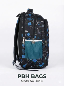LIVO PBH P0206 18*14*8 The Geometric Trendsetter Backpack - Creole, 18*14*8