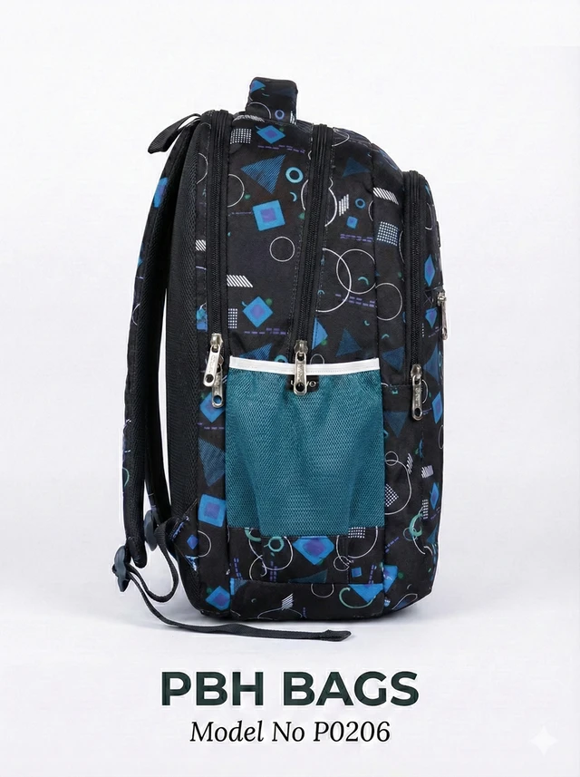 LIVO PBH P0206 18*14*8 The Geometric Trendsetter Backpack - Creole, 18*14*8