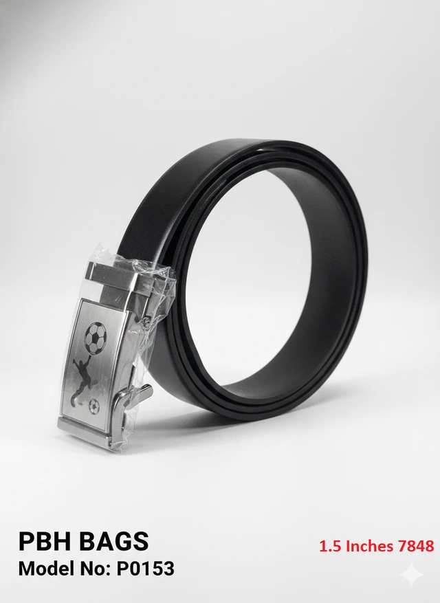 PBH BAGS | Premium Executive Leather 1.5 Inches Width Belt Model No. P0153 - Diesel