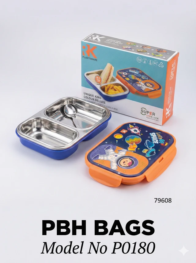 PBH BAGS / RK Plastoware Lunch Box (Model P0180) - Raw Sienna
