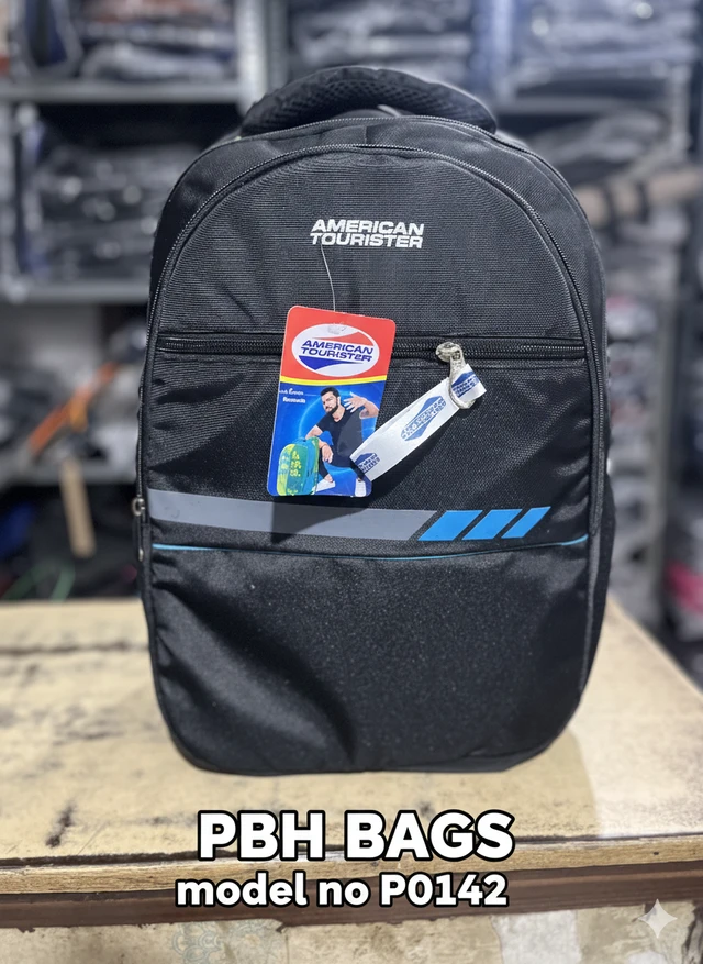 PBH P0142 American Tourister 18*14*8 Soft Laptop And Inner Pockets Backpacks