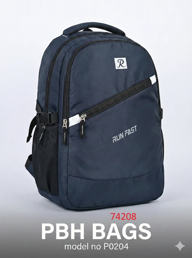 Run Fast PBH P0204 17*13*7 The Ultimate Daily Commuter Backpack - Black Rock, 17*13*7