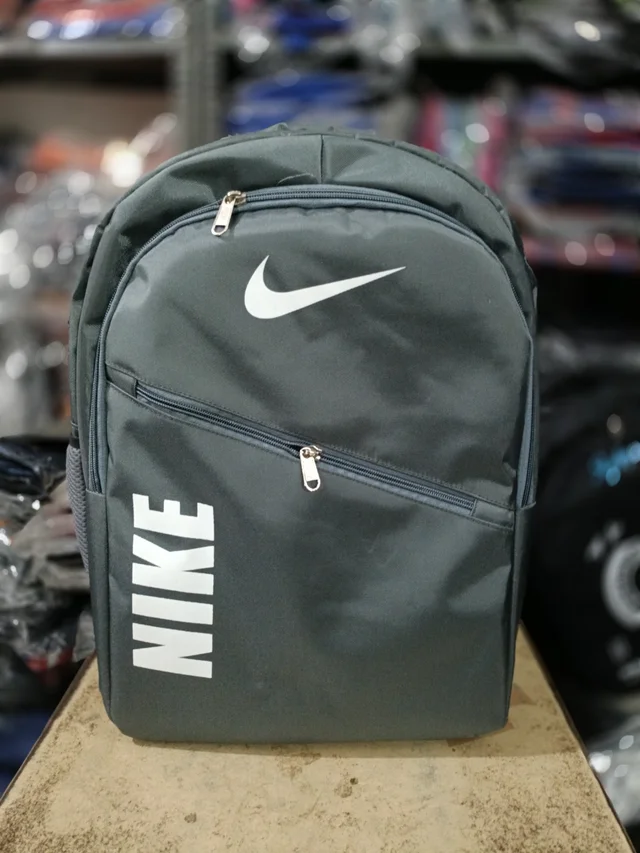 NIKE PBH P034 - 6 20*15*8 Large durable NIKE Backpack - Quill Gray, 18*14*7
