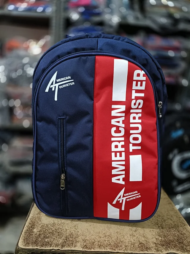 American Tourister PBH P034 - 1 20*15*8 Large durable American Backpack - Gulf Blue, 18*14*7
