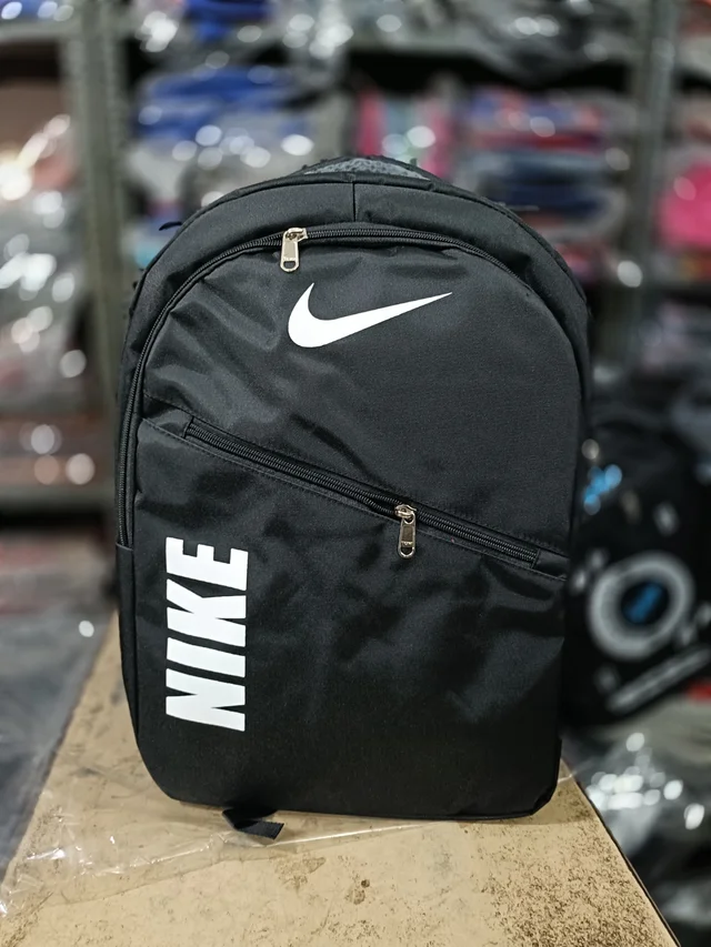 NIKE PBH P034 - 6 20*15*8 Large durable NIKE Backpack - Black Forest, 18*14*7