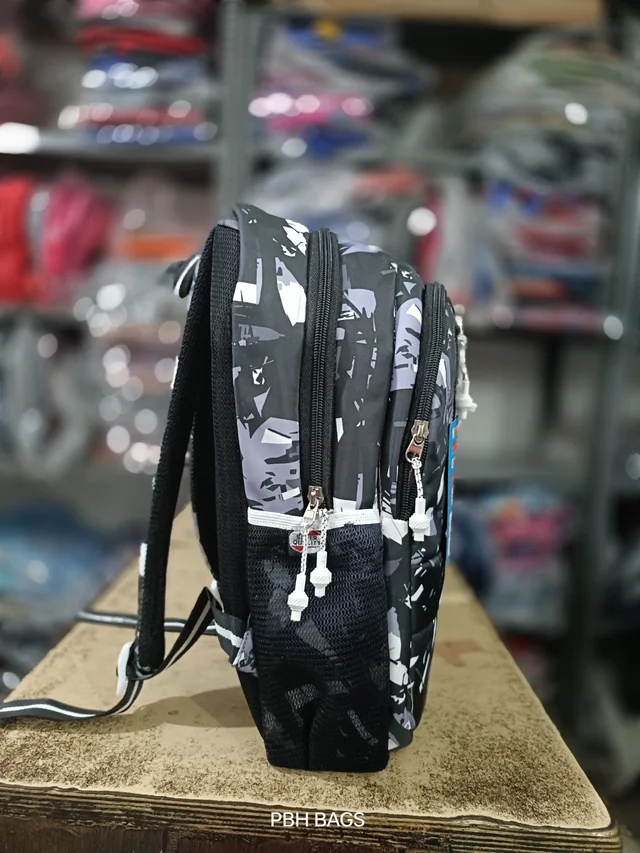 PBH P0164 14*12*6 SOFT LOWER PADDED SMALL BACKPACK - 14*12*6, BLACK