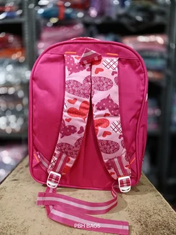 PBH Pbh P184 16*12*6 Laptop Picture Soft School Backpacks - 16*12*6, Pink