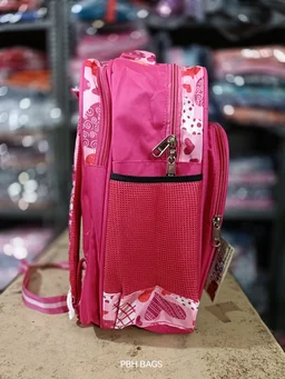 PBH Pbh P184 16*12*6 Laptop Picture Soft School Backpacks - 16*12*6, Pink