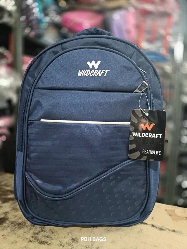 WILDCRAFT PBH P0122 18*14*8 Wildcraft Everyday Utility Backpack - Black Rock, 18*14*8