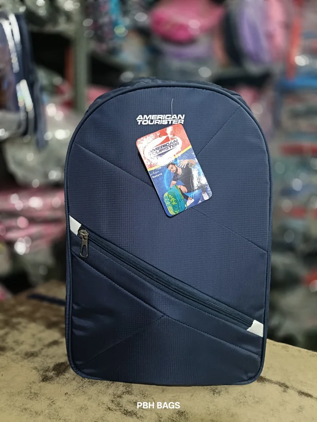 PBH P0124 American Tourister 18*14*7 Navy Blue Casual Backpack
