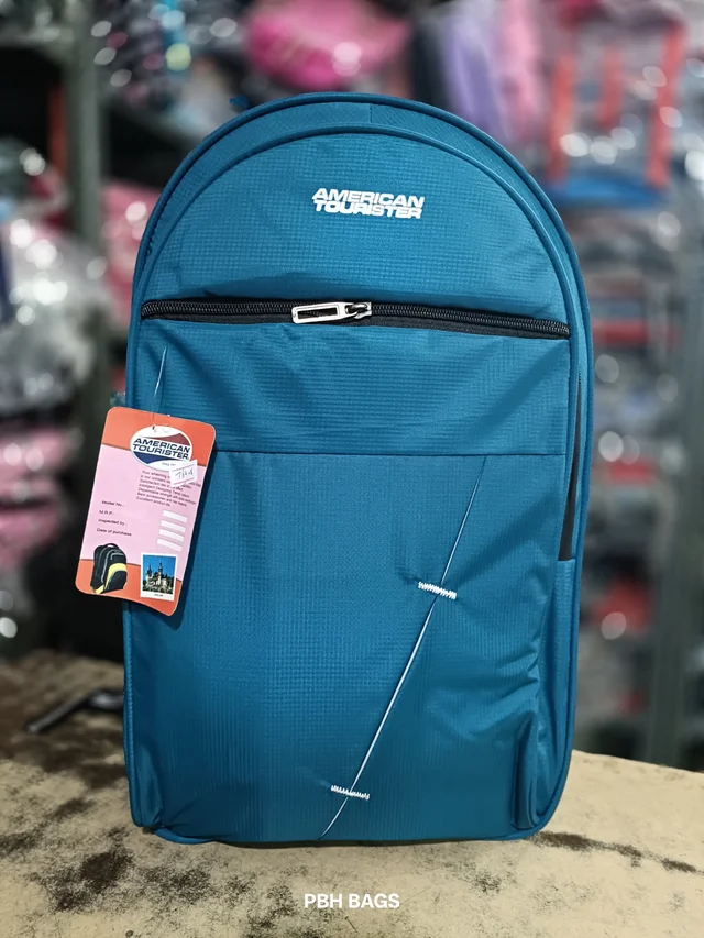 American Tourister PBH P0120 AMERICAN TOURISTER LAPTOP 18*14*8 Soft Backpack - Azure, 18*14*8