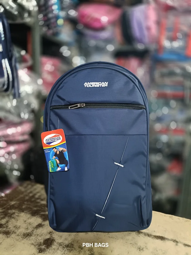 American Tourister PBH P0120 AMERICAN TOURISTER LAPTOP 18*14*8 Soft Backpack - Black Rock, 18*14*8