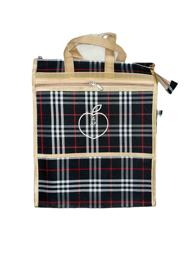 PBH p079 Matty Rubber Shopping Bags - 14*10*3, Dove Gray