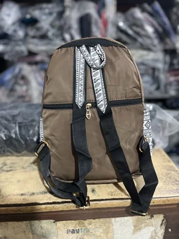 GUCCI PBH P072 14*12*6 Ethnic/Aztec Print Canvas Mini Backpack For Ladies/ Picnic - Spicy Mustard, 14*12*6