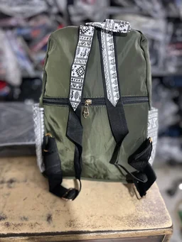 GUCCI PBH P072 14*12*6 Ethnic/Aztec Print Canvas Mini Backpack For Ladies/ Picnic - San Felix, 14*12*6