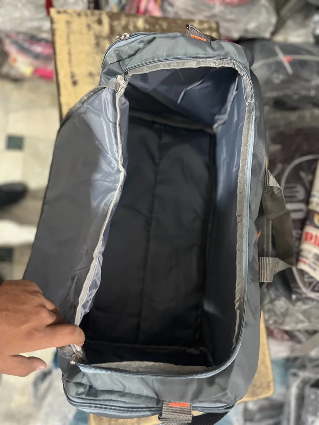 FASTRACK PBH P096 Soft Fully Padded Fastrack Sport/Travel Duffel Bag 22*16*12 - Friar Gray, 22*16*12