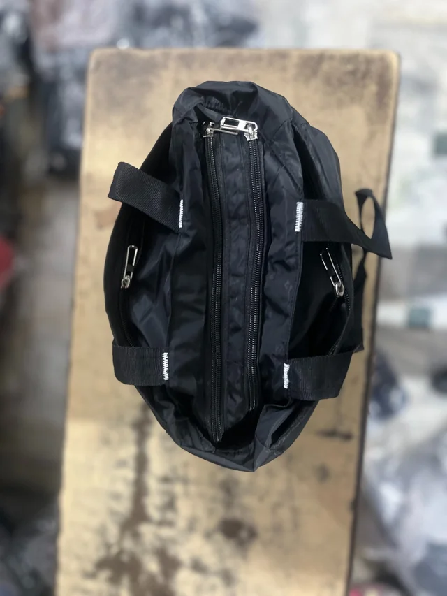 Adidas PBH P063 lightweight, collapsible tote bag or utility shoulder bag 16*14*6 - Black, 16*12*6