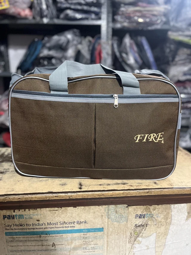 PBH P088 FIRE TRAVEL BAGS 24*16*12 4 No.  Performance Dual-Tone Duffel Bag