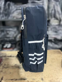 PBH P106 18*14*5 Fun & Functional Black Backpack with "Smile" Design Ladies Backpack - Deep Cove, 18*14*5