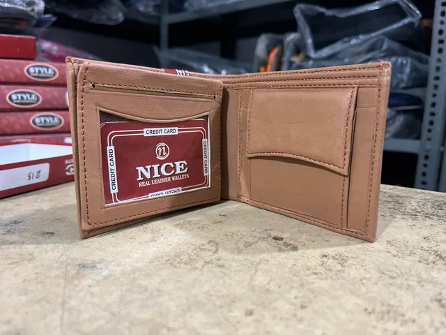 "Nice" Real Leather Wallet / Gents Purse