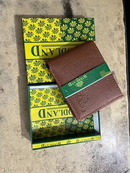 Woodland Leather Bifold Wallet / Gents Purse - Corn Harvest, 4*5