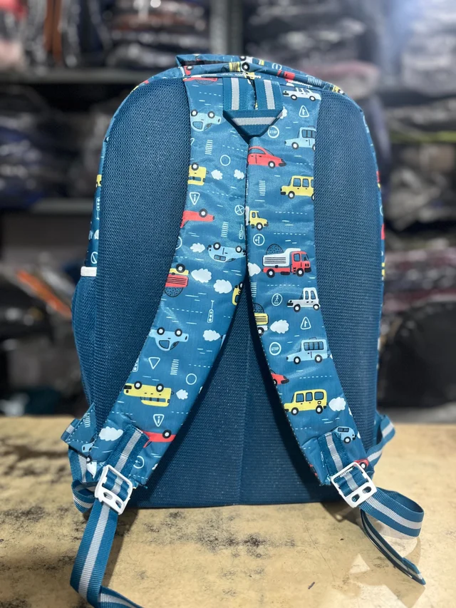 PBH P0108 16*12*5 Little Kids Transport-Themed Backpack - Cello, 16*12*5