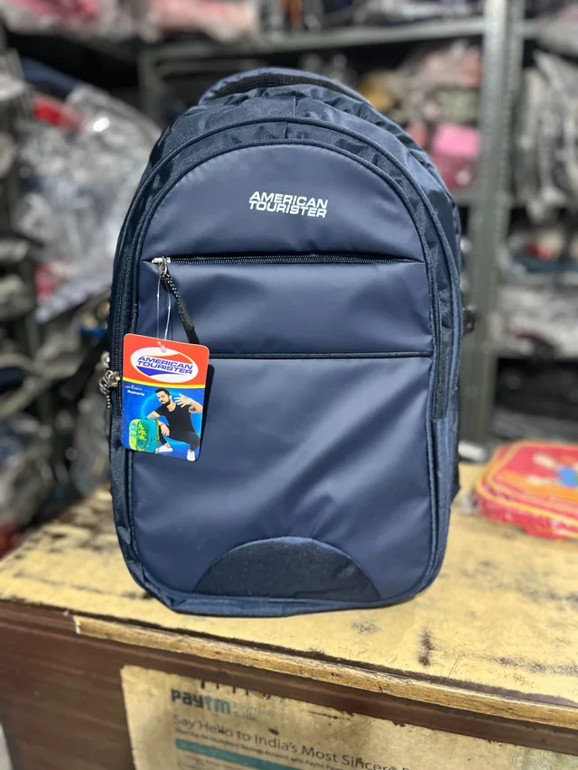 American Tourister PBH P0131 18*14*9 Rain Cover Laptop Interier Pockets American Tourister Multi-Compartment Backpack - Deep Cove, 18*14*9
