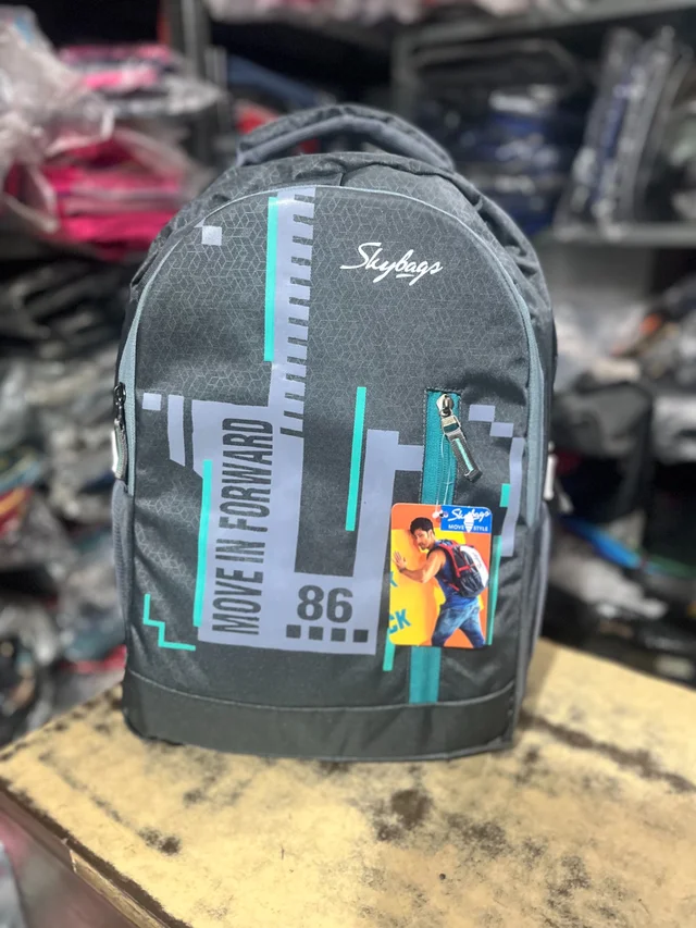 Skybags PBH P0134 18*14*8 Laptop Lower Padded Skybags Move Style Backpack - Silver Rust, 18*14*8