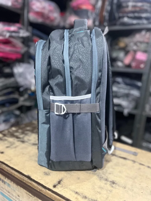 Ameican Tourister PBH P0136 18*14*8 Lower Padded Laptop American Tourister Soft Multi Compartment Backpack - Grey, 18*14*8