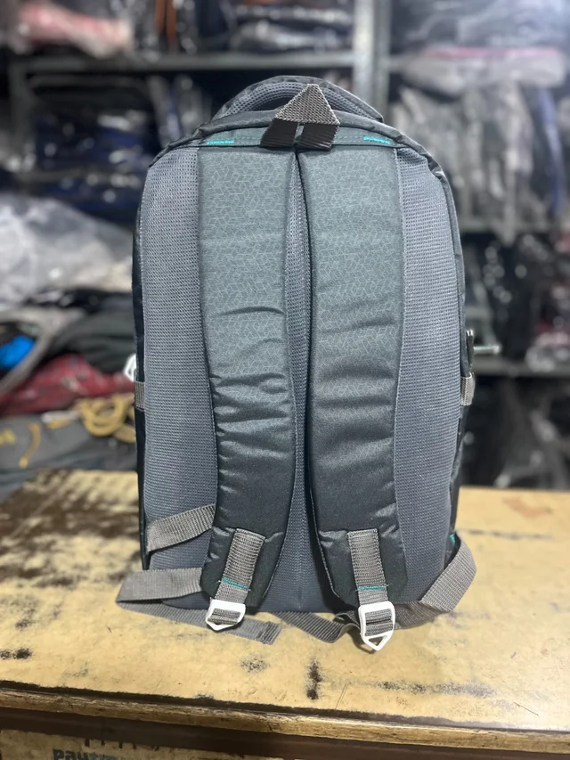 Ameican Tourister PBH P0136 18*14*8 Lower Padded Laptop American Tourister Soft Multi Compartment Backpack - Grey, 18*14*8
