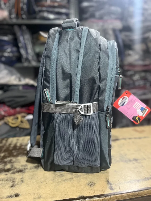 Ameican Tourister PBH P0136 18*14*8 Lower Padded Laptop American Tourister Soft Multi Compartment Backpack - Grey, 18*14*8