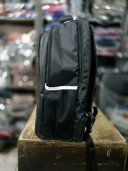 American Tourister Pbh AT P041 LAPTOP 18*14*6 SOFT POLYSTER WITH INNER POCKET LOWER PADDED BACKPACK - Black, 18*14*6