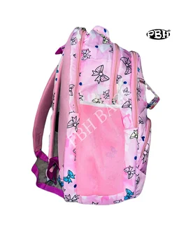 Pbh PBH P059 Print Backpack - 18*15*8, Lavender Rose