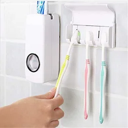 0174 Toothpaste Dispenser & Tooth Brush Holder - 0.269 kgs, China