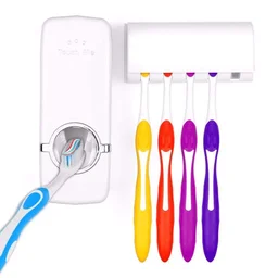 0174 Toothpaste Dispenser & Tooth Brush Holder - 0.269 kgs, China